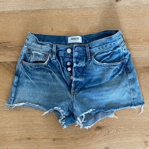Agolde Parker Denim Shorts Size 25